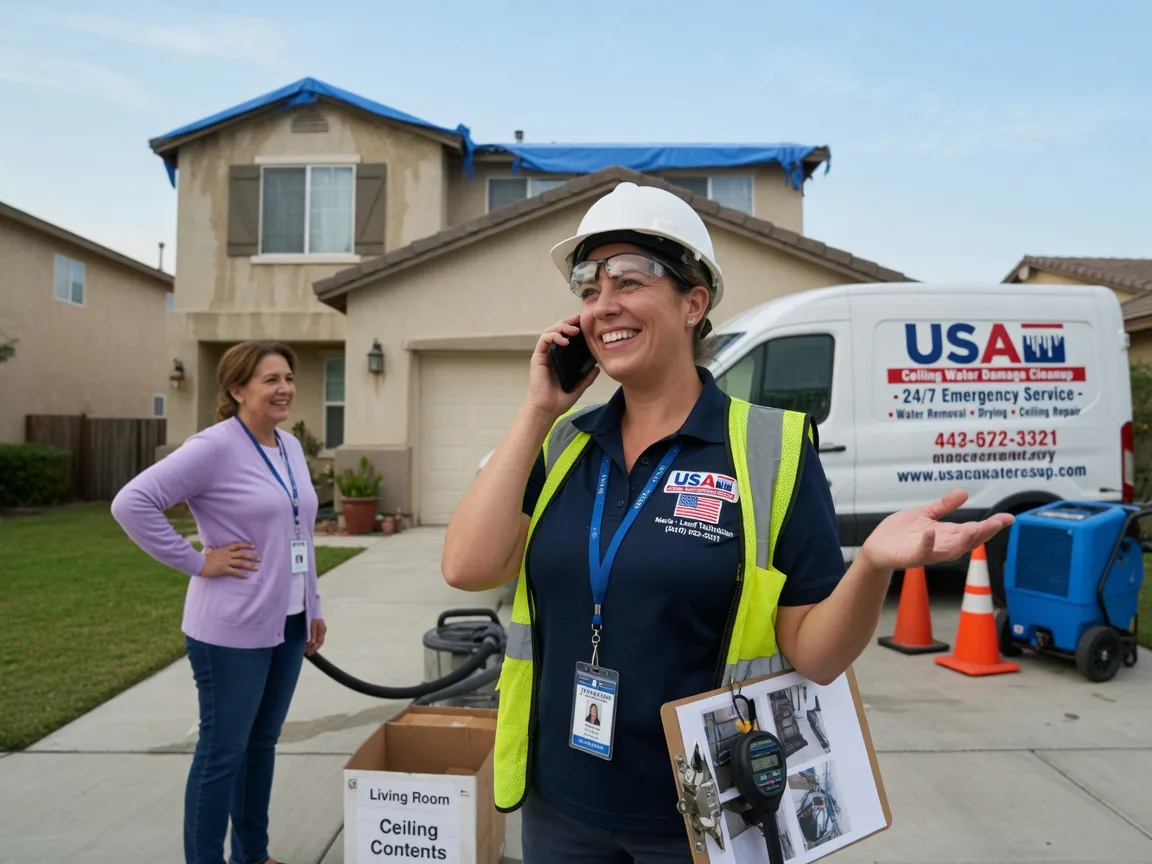 Ceiling Water Damage Restoration Jud, ND FAQs